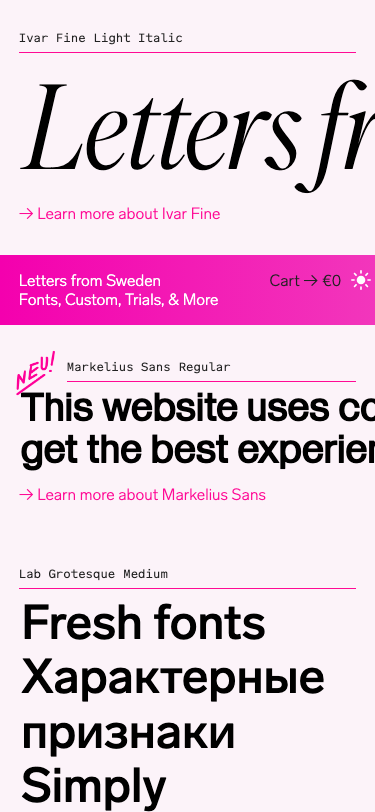 Lettersfromsweden Se - mobile