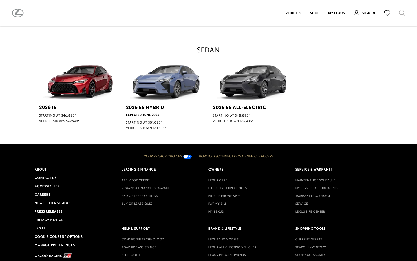 Lexus - Other