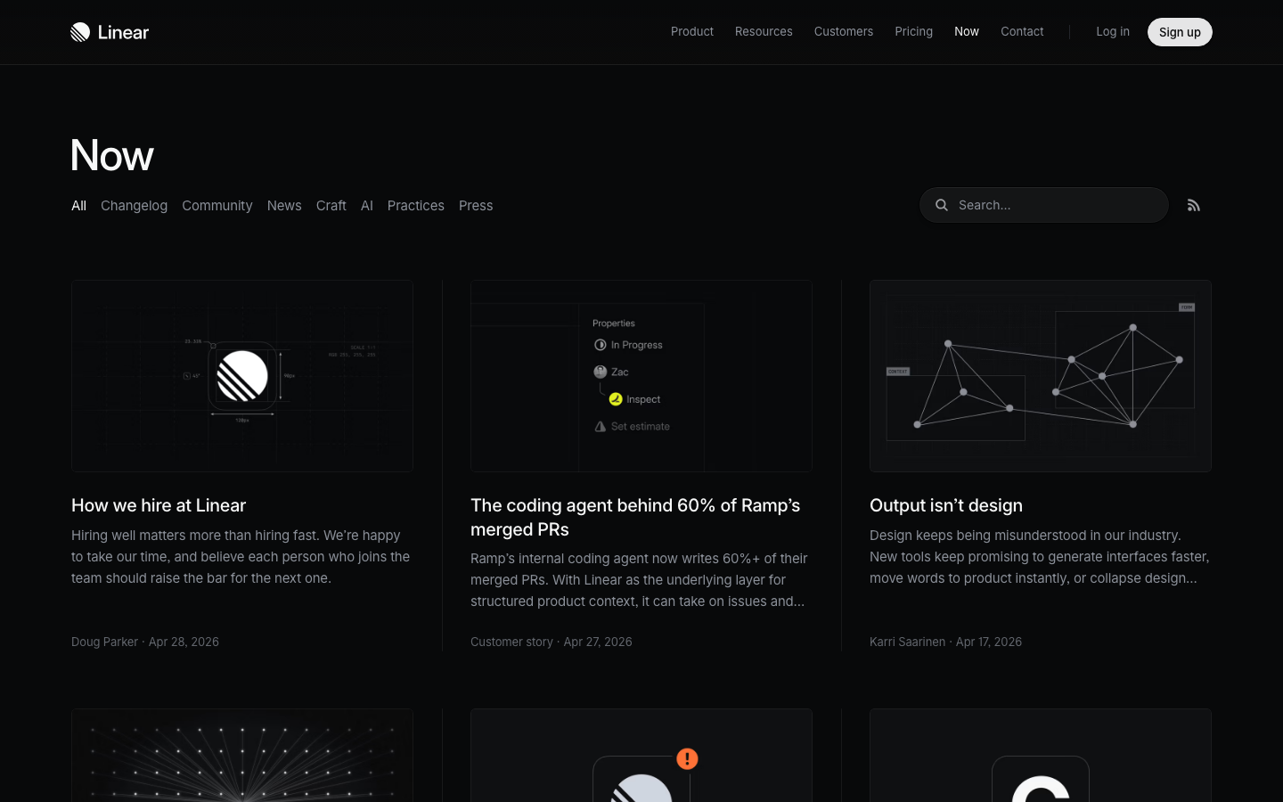 Linear — Blog - Blog