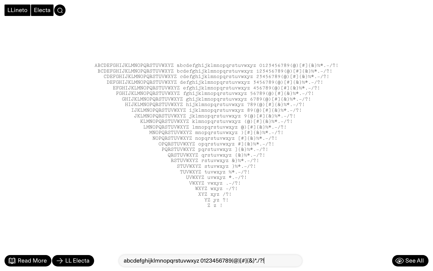 Lineto — Features - full page scroll
