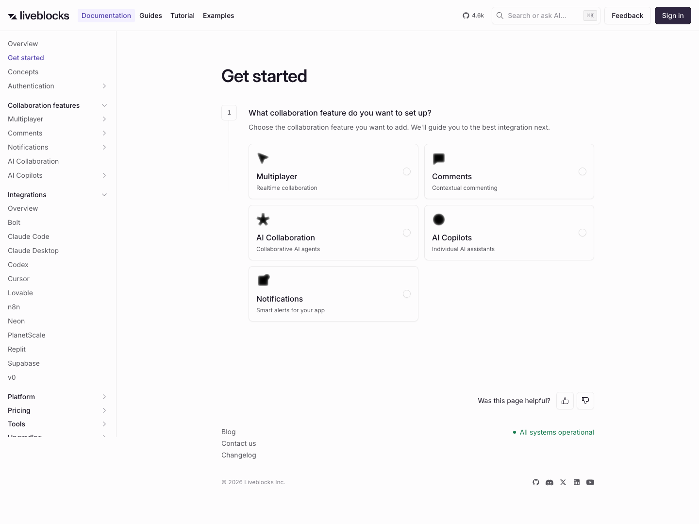 Liveblocks — Docs - full page scroll