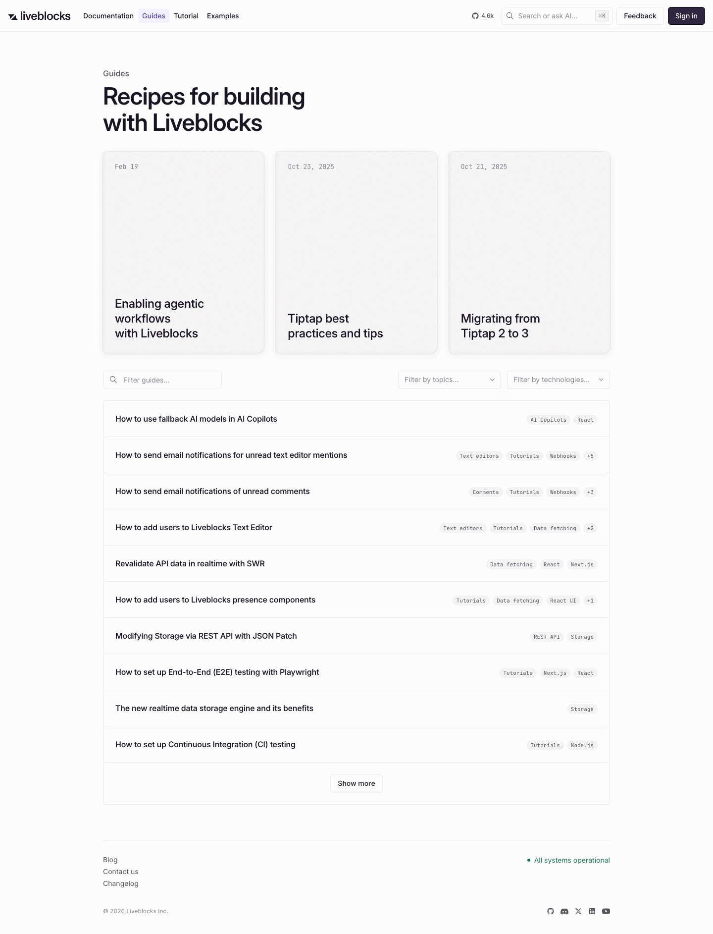 Liveblocks — Docs - full page scroll