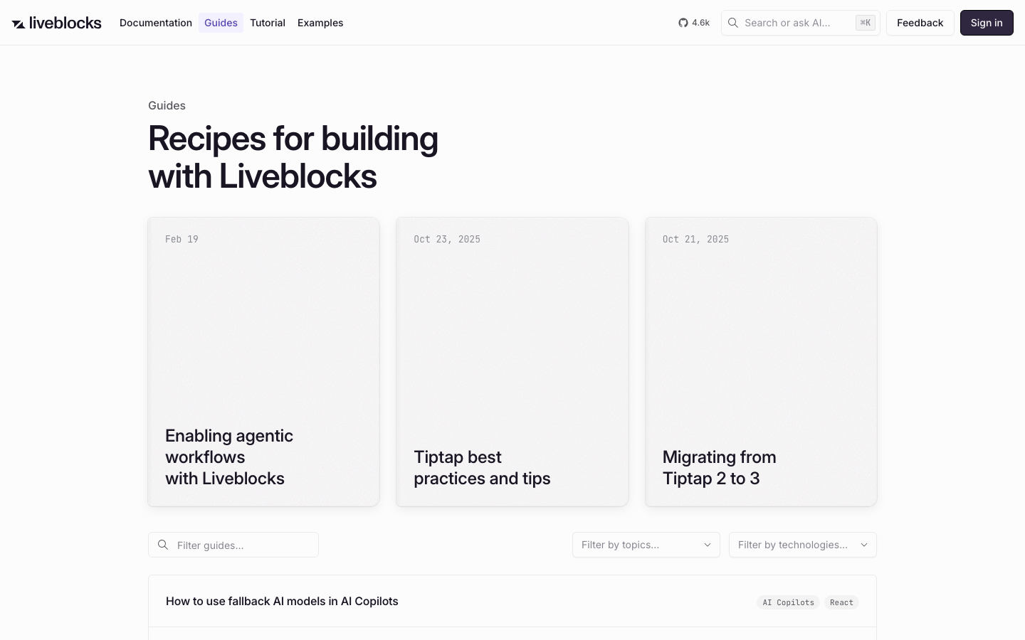 Liveblocks — Docs - Docs