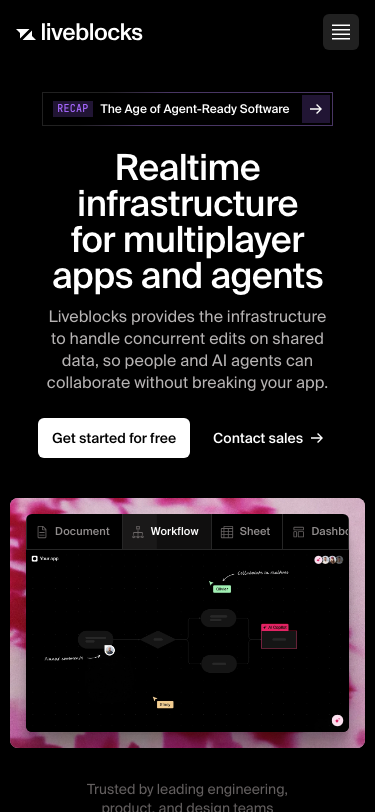 Liveblocks - mobile