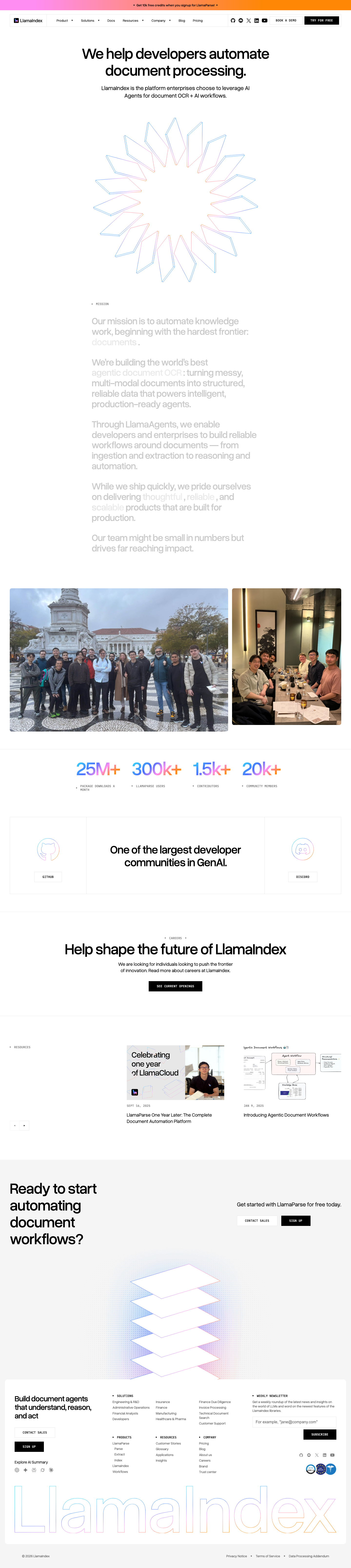 Llamaindex — About - full page scroll