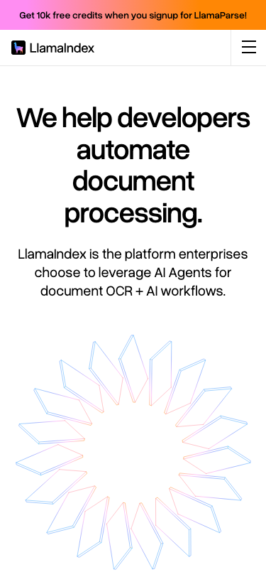 Llamaindex — About - mobile