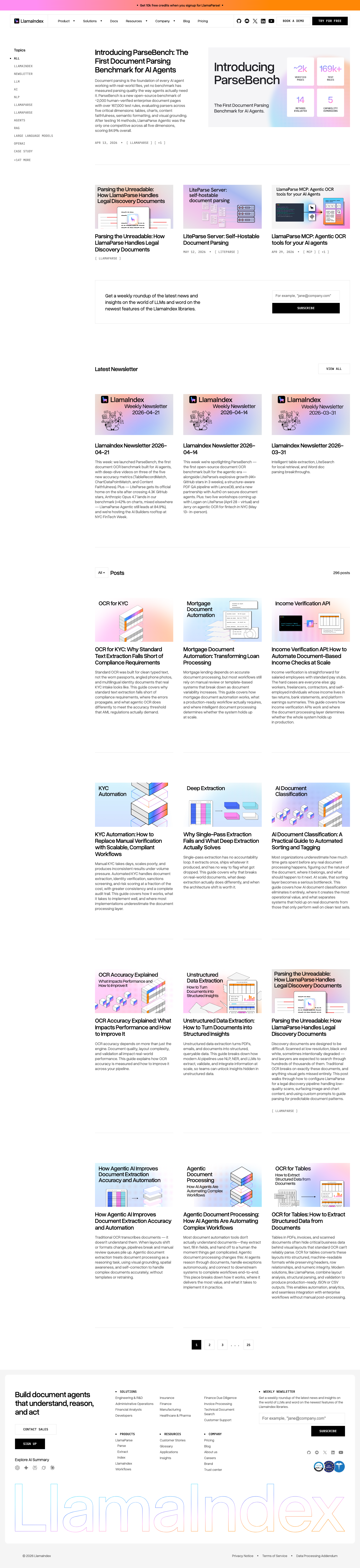 Llamaindex — Blog - full page scroll