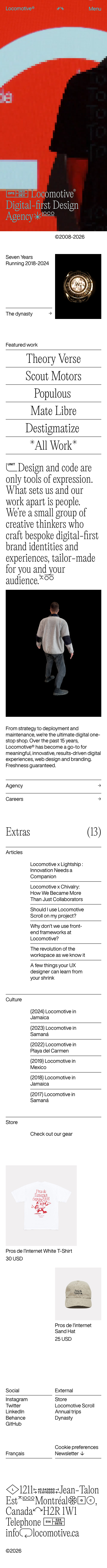 Locomotive Ca - mobile full page