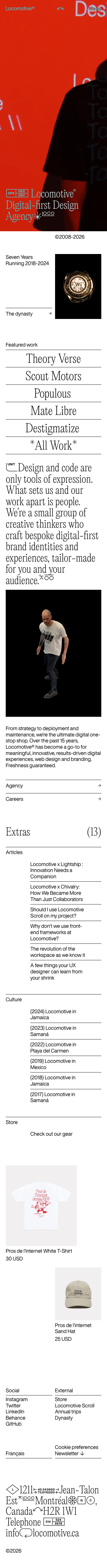 Locomotive Ca - mobile full page