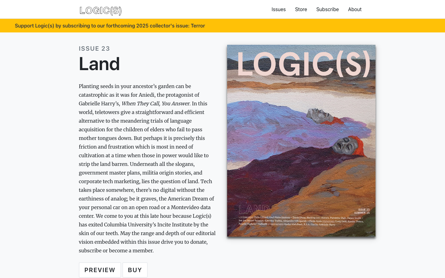 Logic(s) is a queer Black and Asian magazine devoted to deepening the discourse around technology. We publish twice a year in print and digital formats. · editorial, minimalism, swiss, media, agency, non-profit, hero-fullbleed, logo-cloud, feature-trio