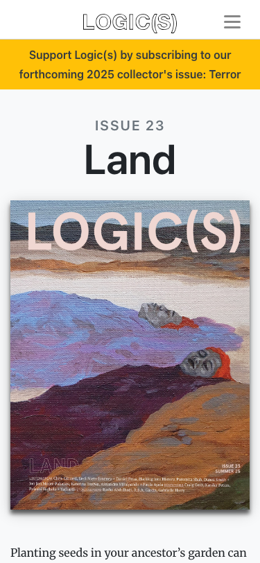 Home | Logic(s) Magazine - mobile