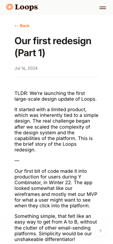 Loops So - mobile