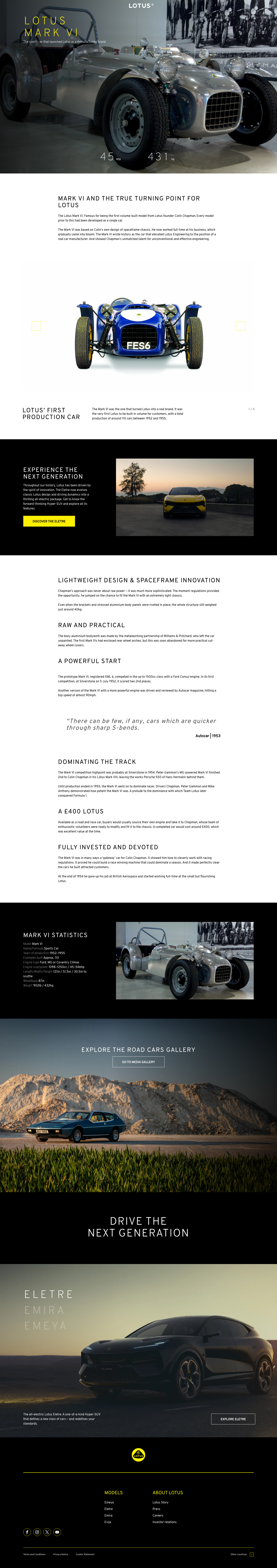 Lotuscars - full page scroll