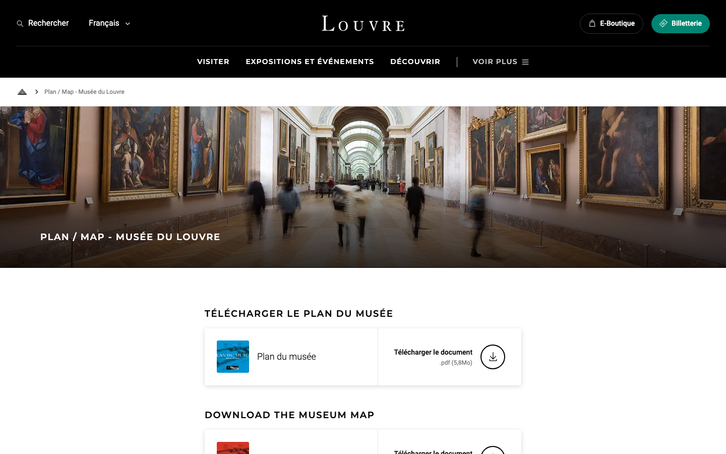 The page uses a full-bleed image to establish a sense of grandeur and history. Clean typography and ample white space create a refined, uncluttered feel, prioritizing the visual experience of the architecture itself. · museum website, art institution, cultural heritage, historical architecture, minimalist design, editorial website, france tourism, louvre visit, art gallery, cultural site