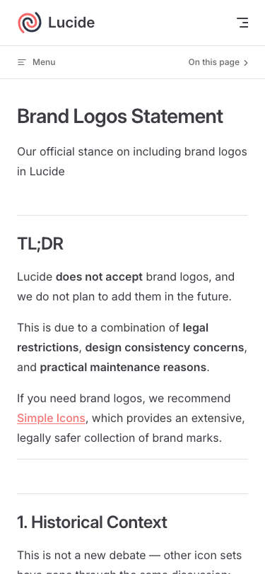 Lucide - mobile