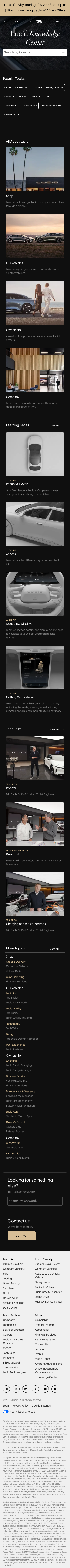 Lucidmotors - mobile full page