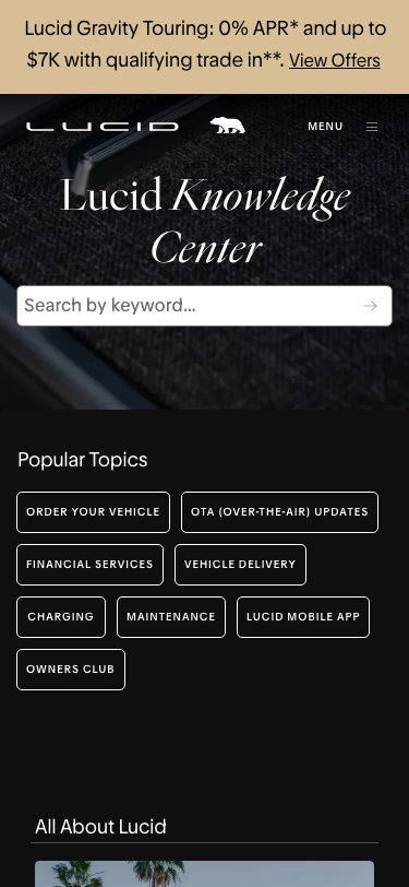 Lucidmotors - mobile