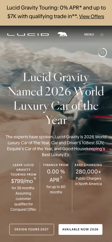 Lucidmotors - mobile