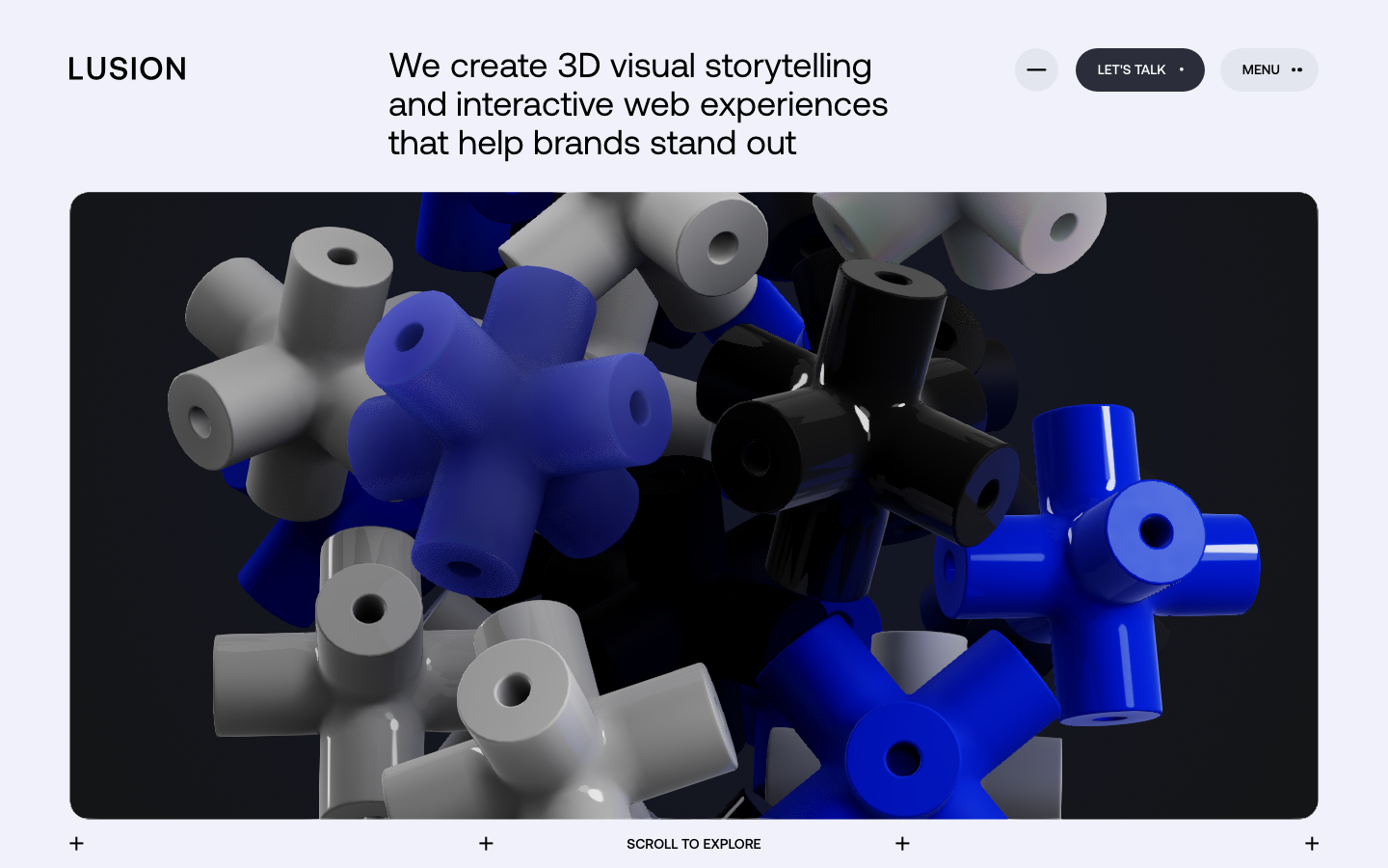 Lusion — Features - full page scroll