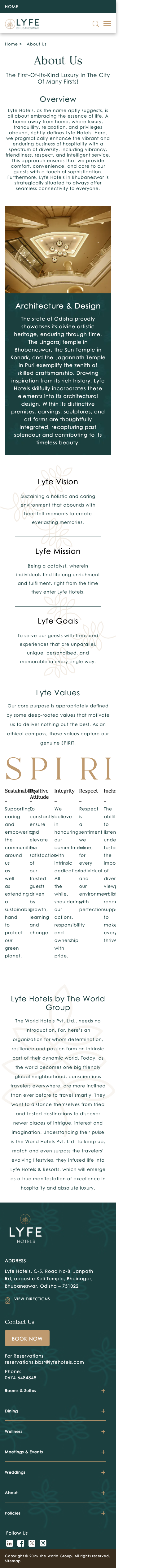 Lyfehotels - mobile full page