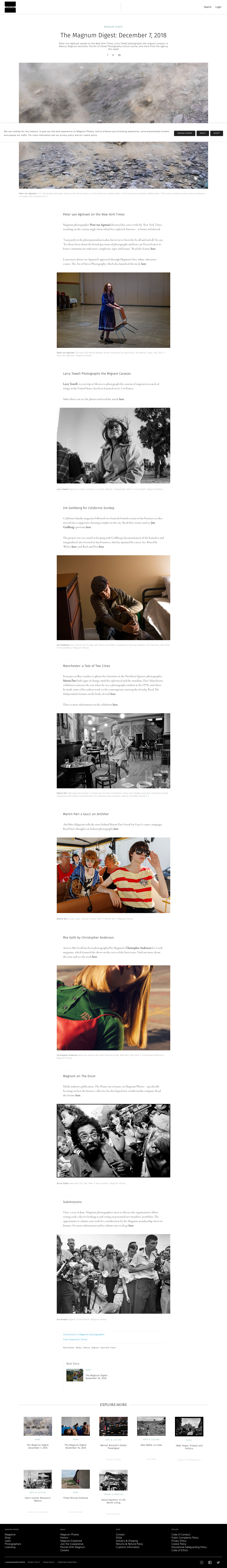 Magnumphotos - full page scroll