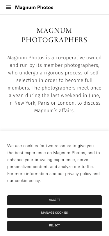 Magnumphotos - mobile