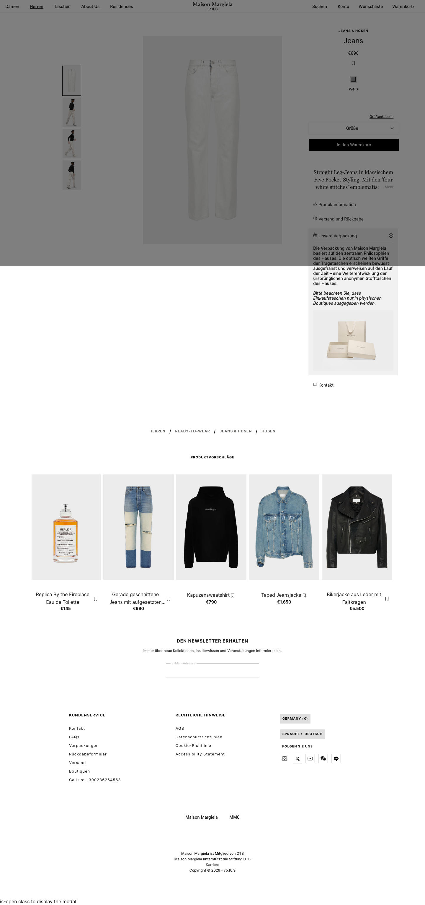 Maisonmargiela - full page scroll