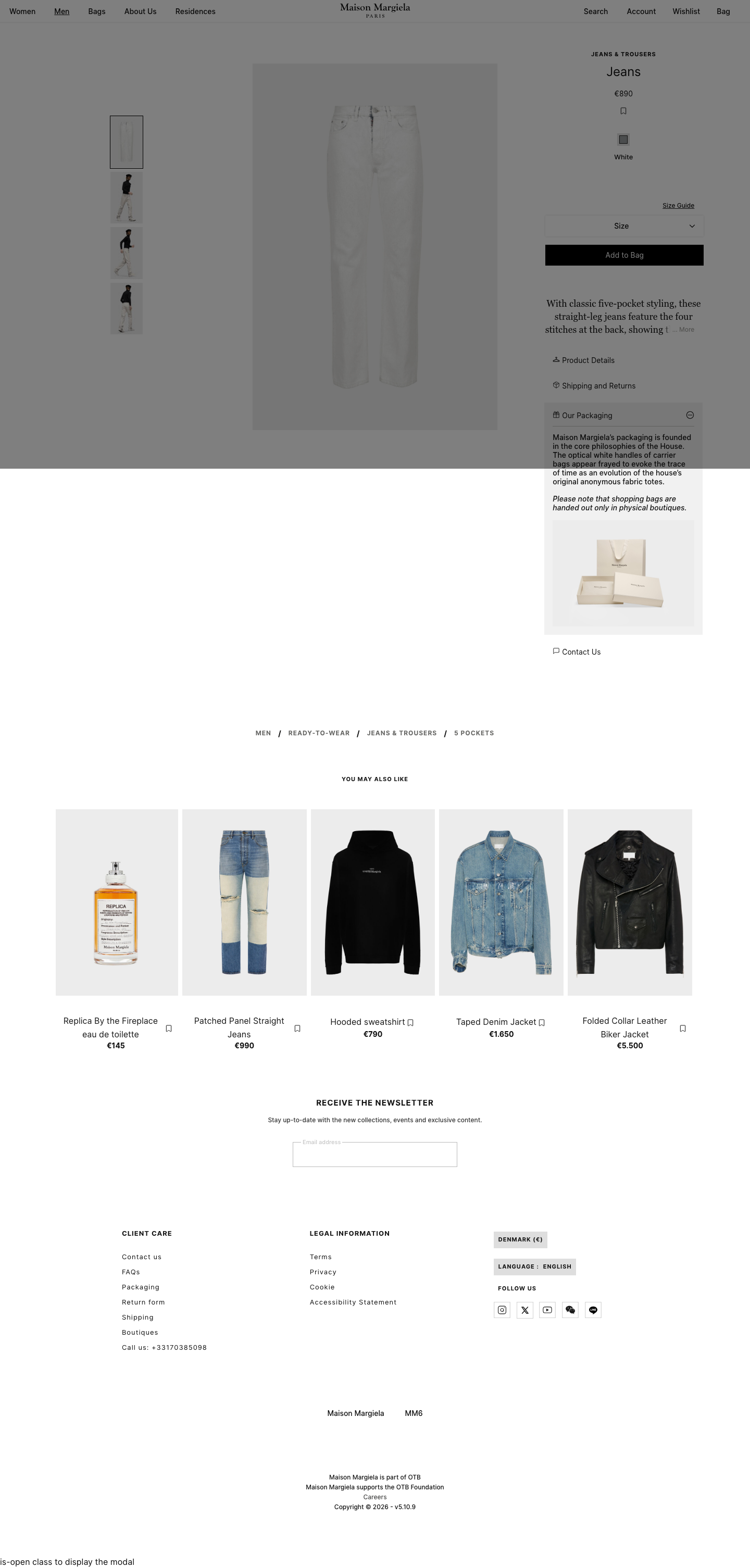 Maisonmargiela - full page scroll