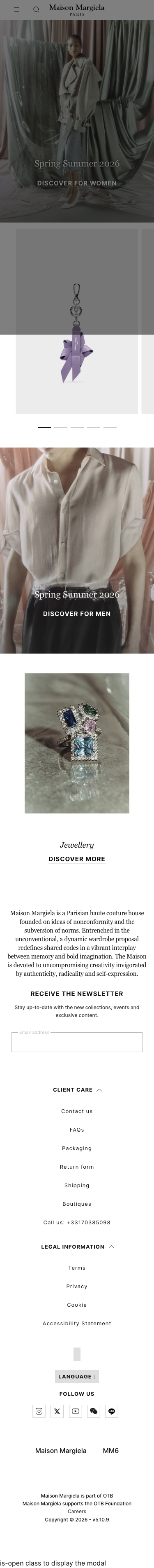 Maisonmargiela - mobile full page