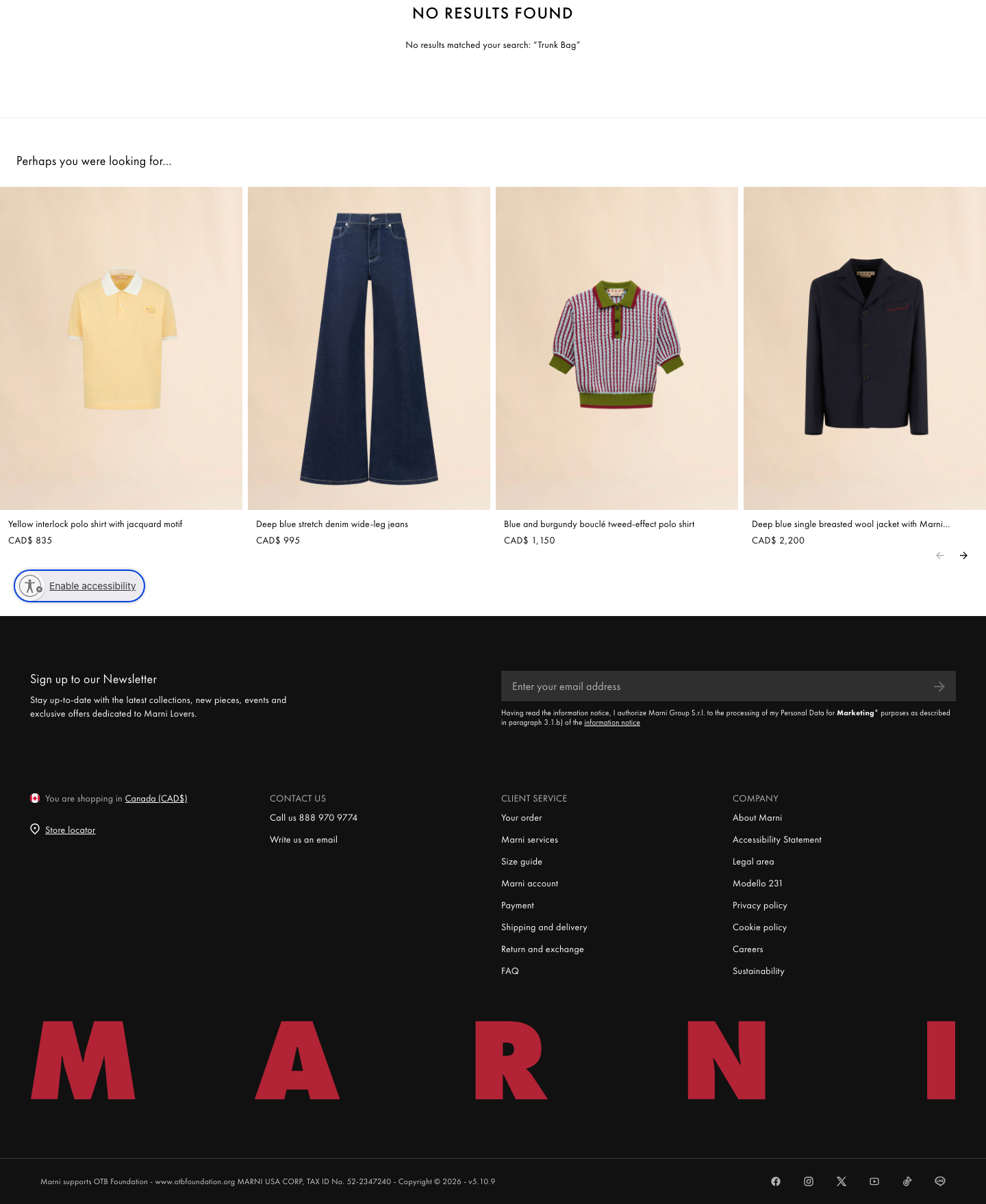 Marni - full page scroll