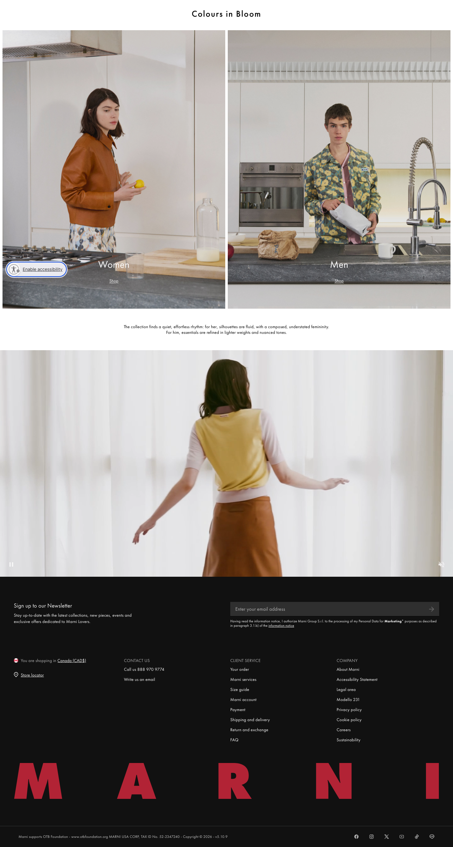 Marni - full page scroll