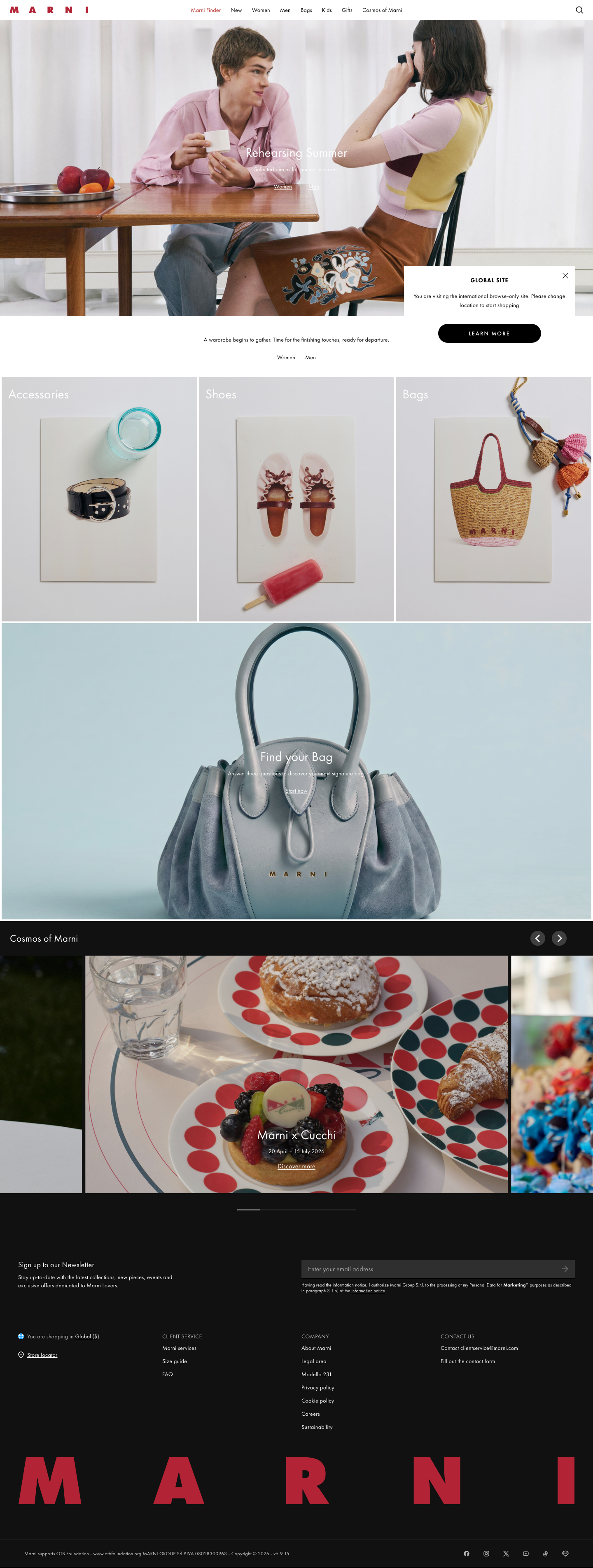 Marni - full page scroll