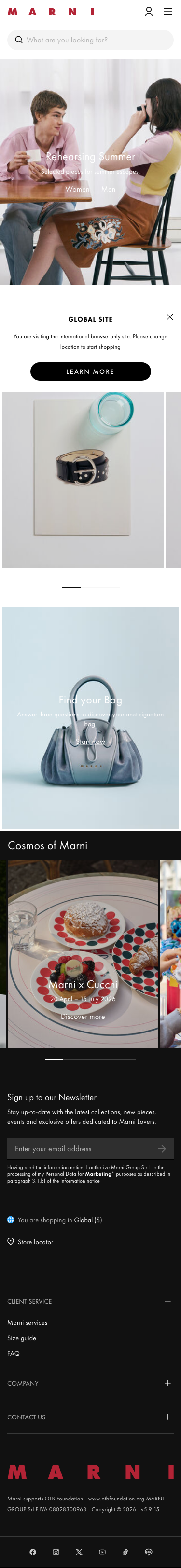 Marni - mobile full page