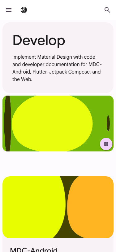 Material - mobile