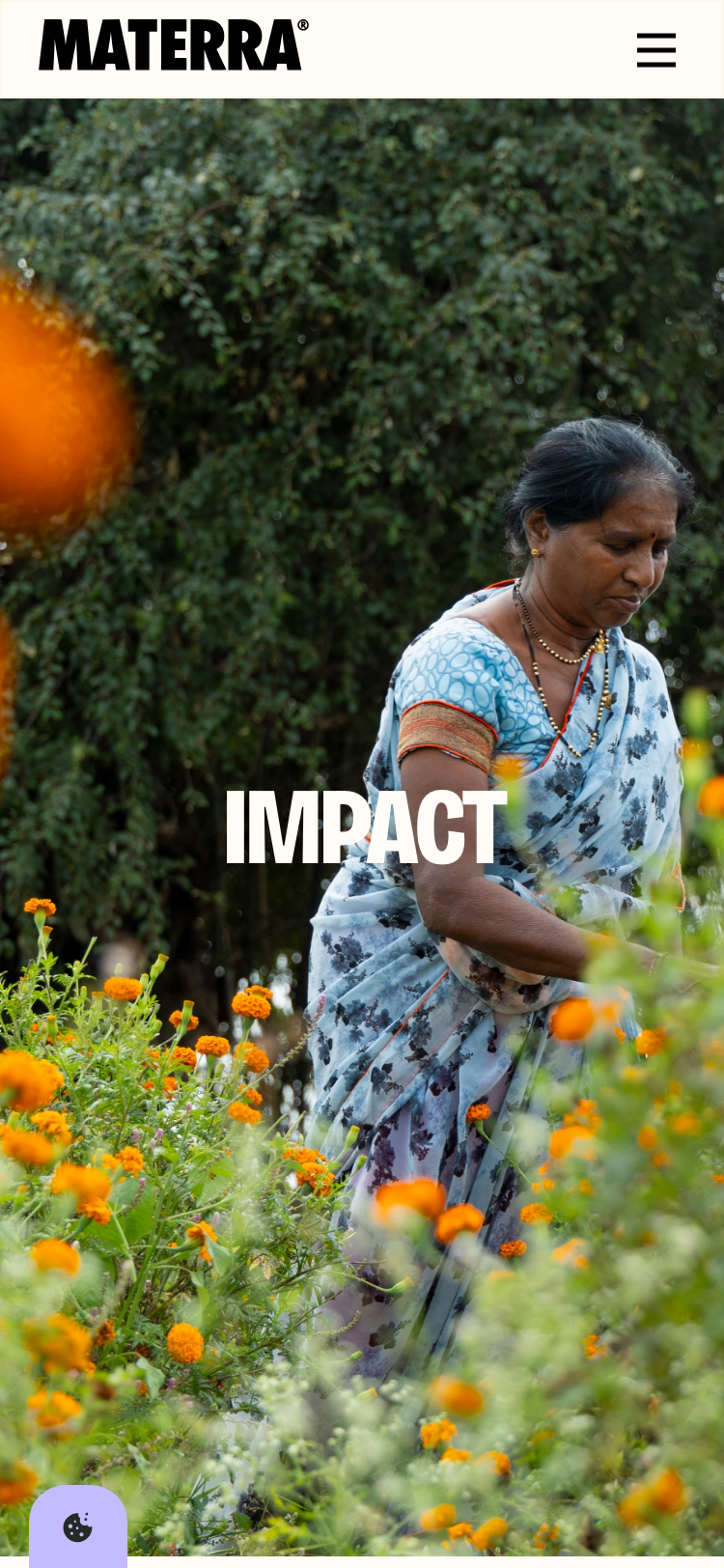 Materra · Impact - mobile