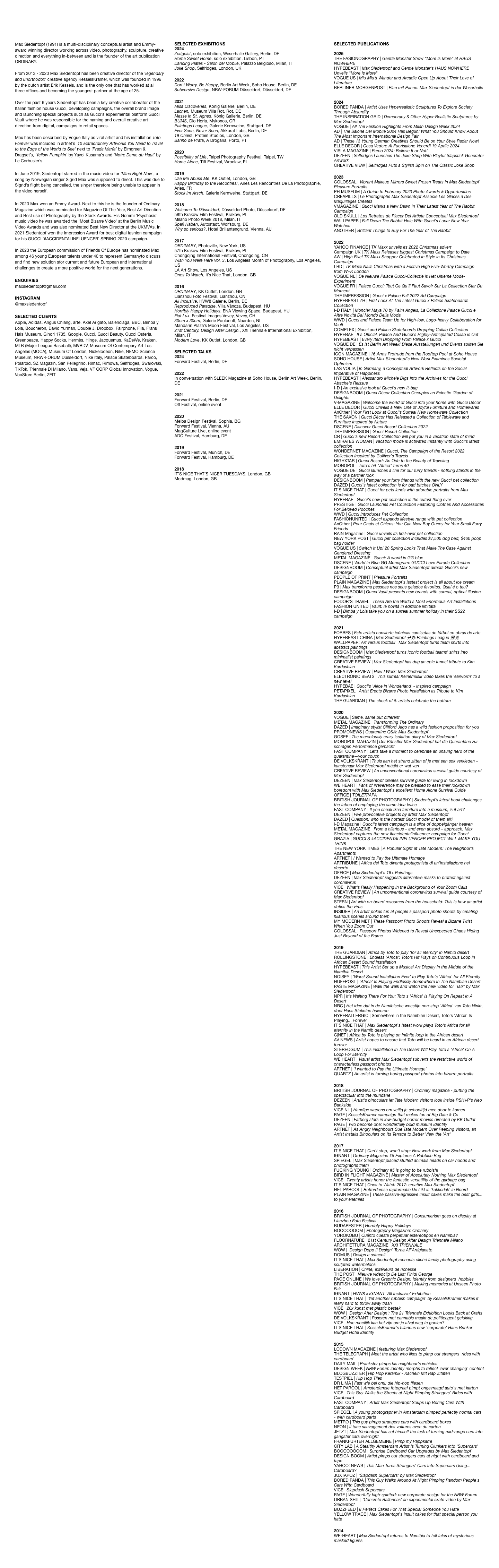 Maxsiedentopf — About - full page scroll