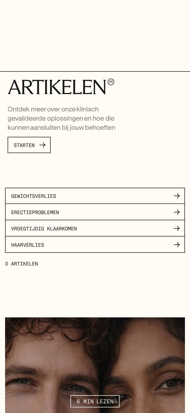 Menkind · Blog - mobile