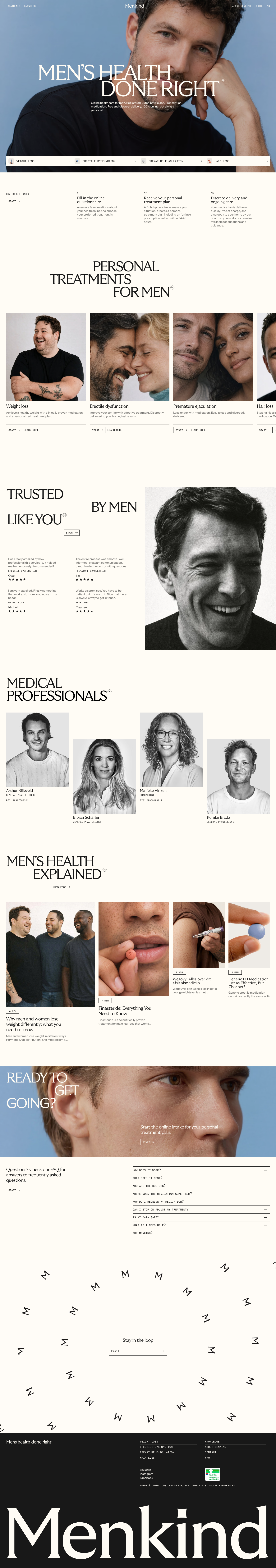 Menkind - full page scroll