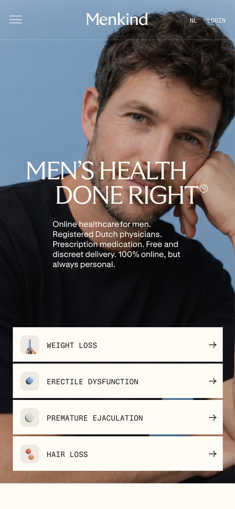 Menkind - mobile