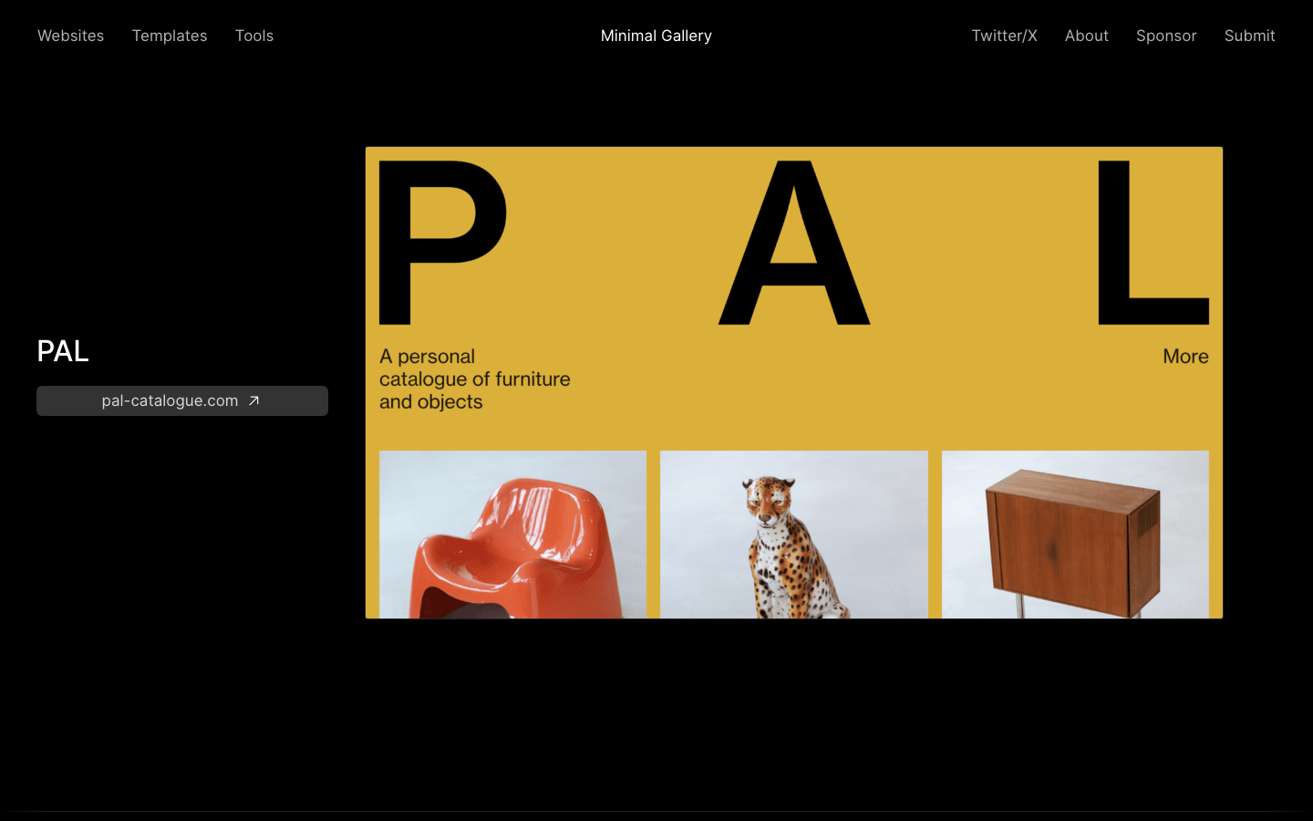 The layout prioritizes a clean, grid-based structure with ample white space. Typography is crisp and functional, emphasizing clarity and hierarchy. The overall mood is sophisticated and understated.  ·  minimal gallery, portfolio website, design agency, grid layout, swiss style, clean design, editorial portfolio, website showcase