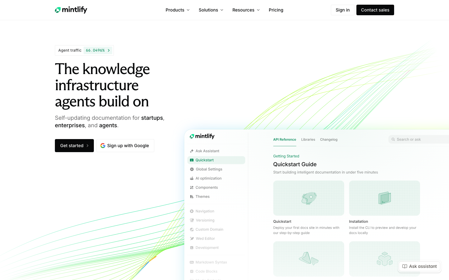 Mintlify - The Intelligent Knowledge Platform - mobile