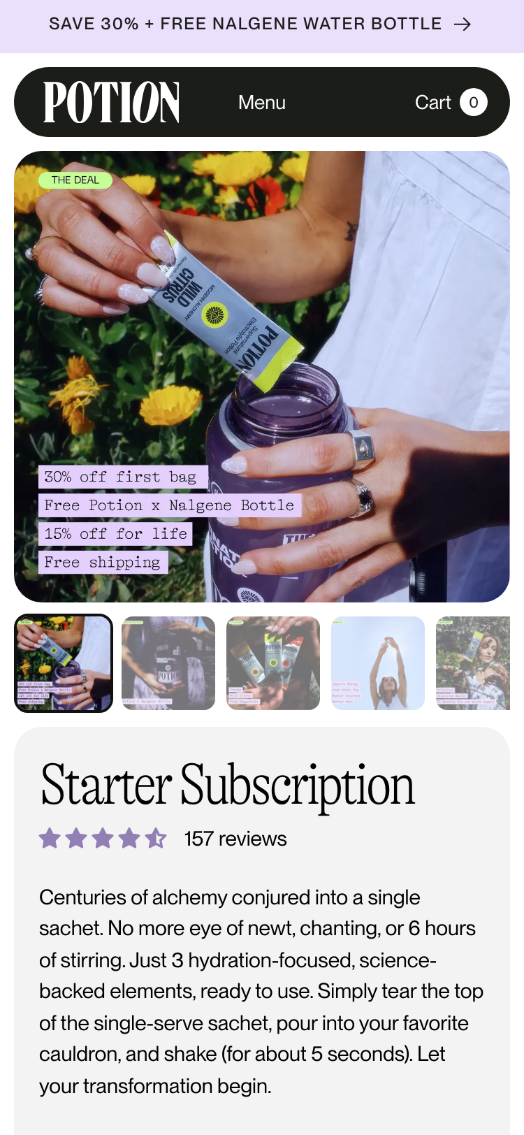 Potion · The Starter Kit - mobile