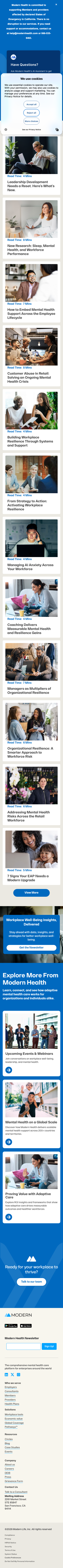 Modernhealth — Blog - mobile full page