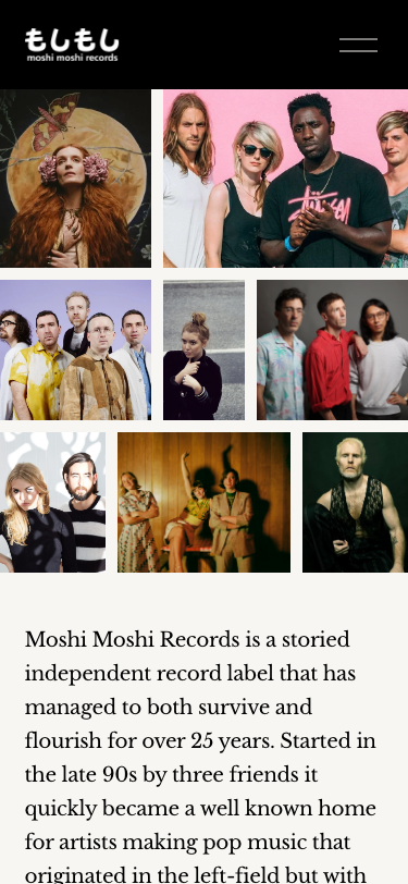 Moshimoshimusic — About - mobile