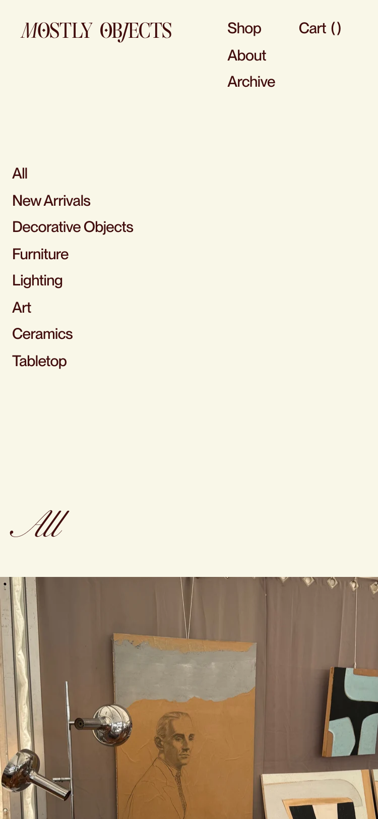 Mostly Objects · All - mobile