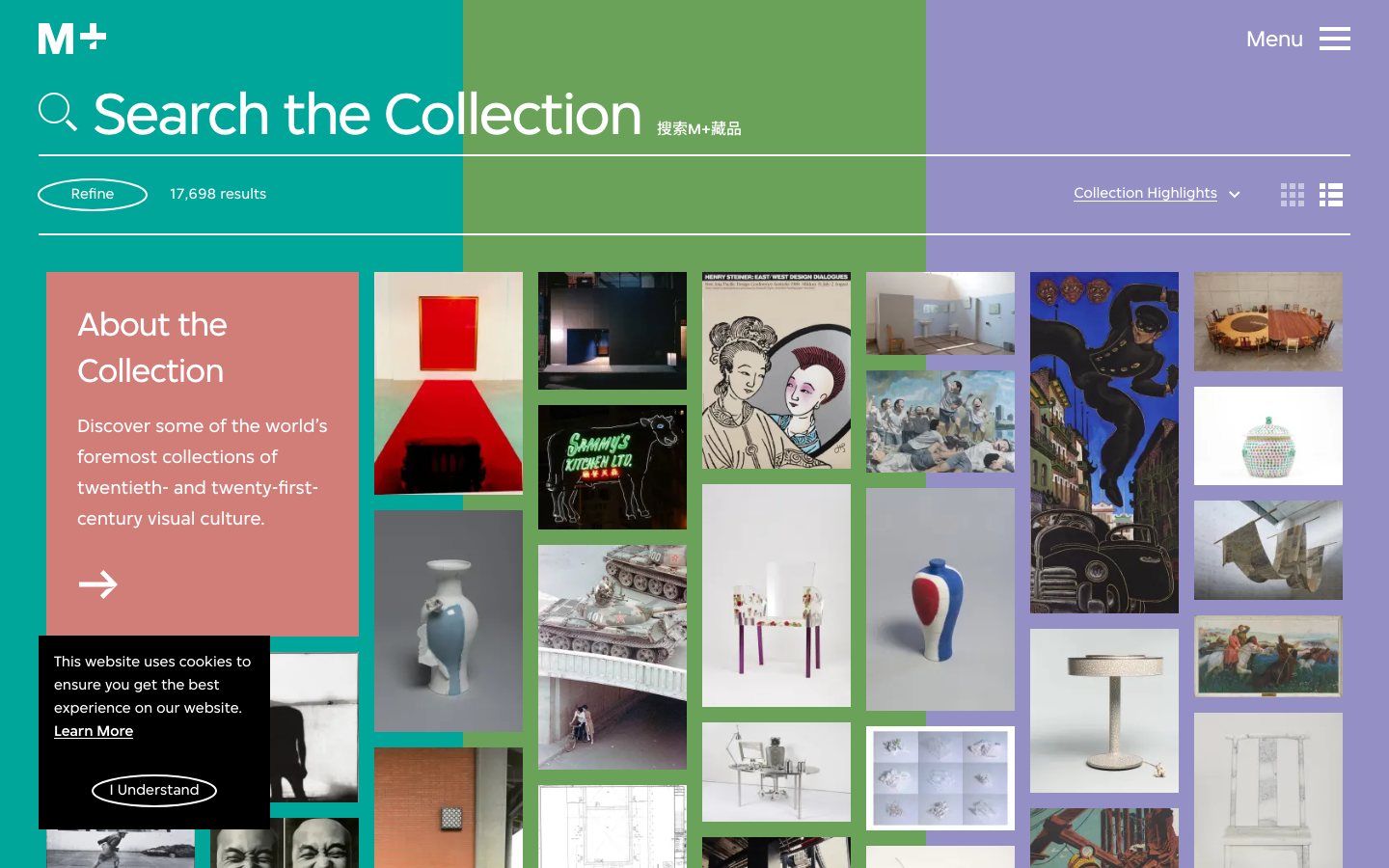 The layout prioritizes visual hierarchy through a clean grid system and ample negative space. Typography is refined and understated, allowing the imagery to take center stage. The overall feel is sophisticated and intellectual. · museum website, contemporary art design, art museum ui, minimalist museum, editorial museum, swiss design museum, modern museum website
