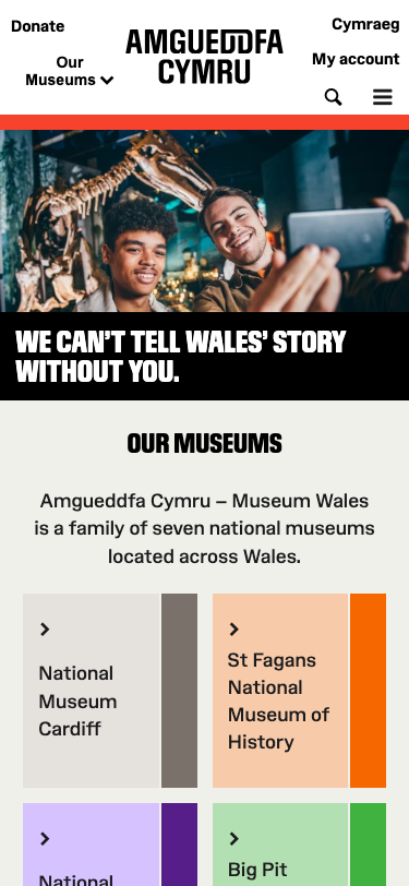 Museum Wales - mobile