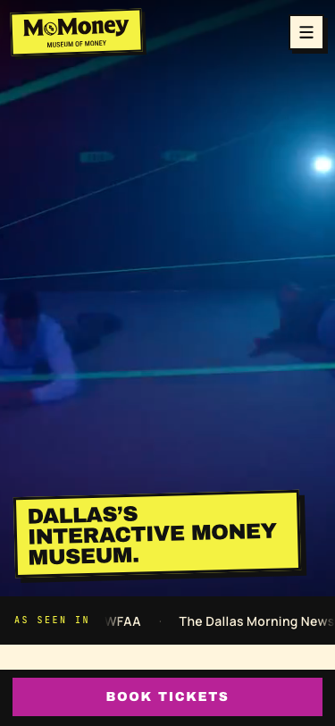 Interactive Money Museum in Dallas | MoMoney - mobile