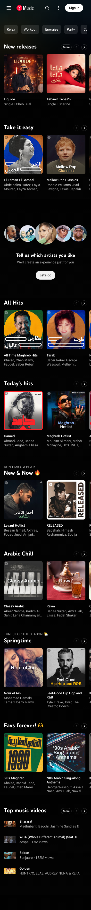 Music Youtube — Blog - mobile full page