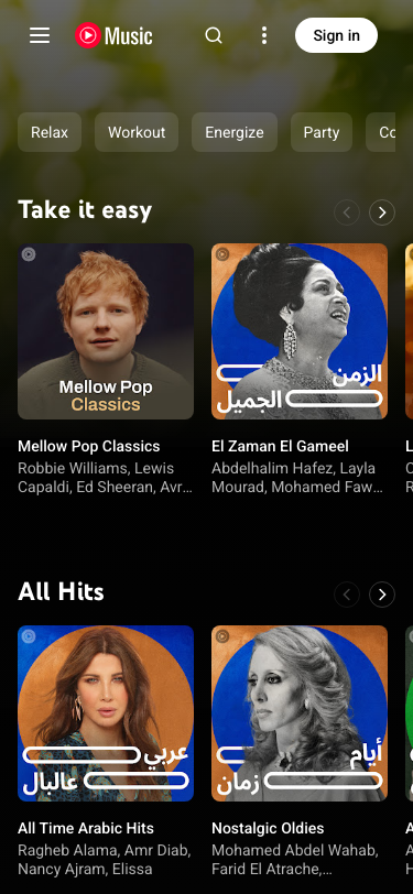 Music Youtube — Changelog - mobile